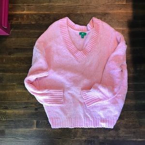 Pink oversized sweater bubblegum pink Sz XL